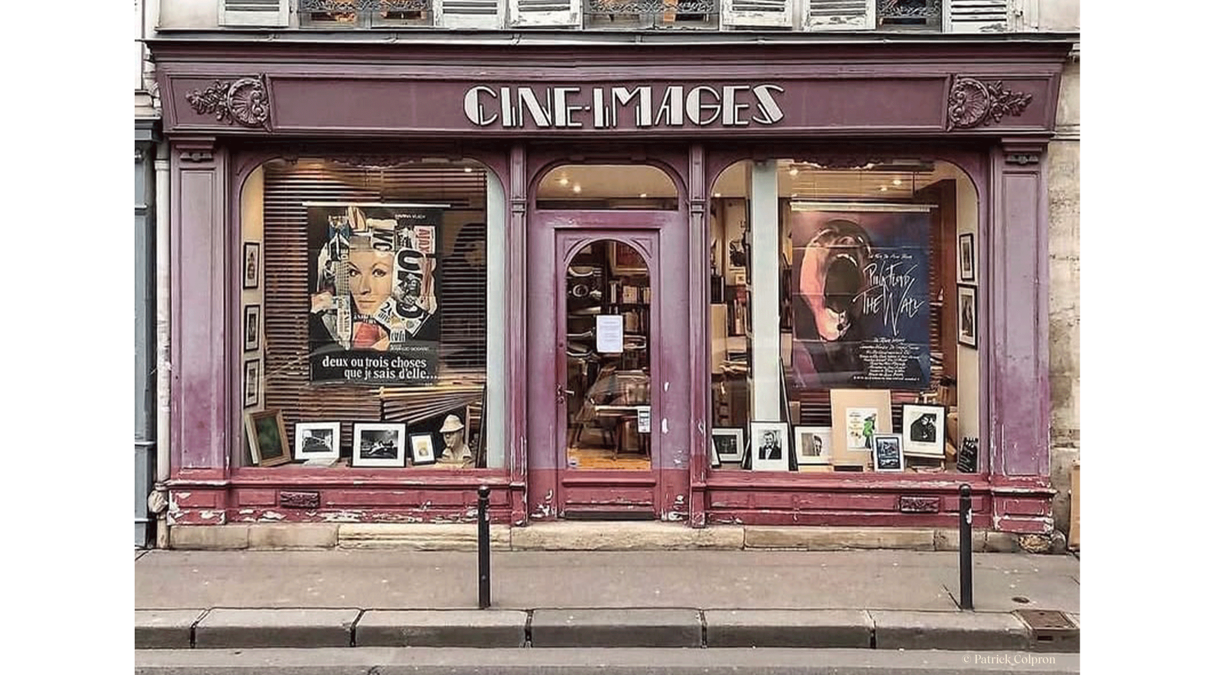 La boutique en haut de l'affiche