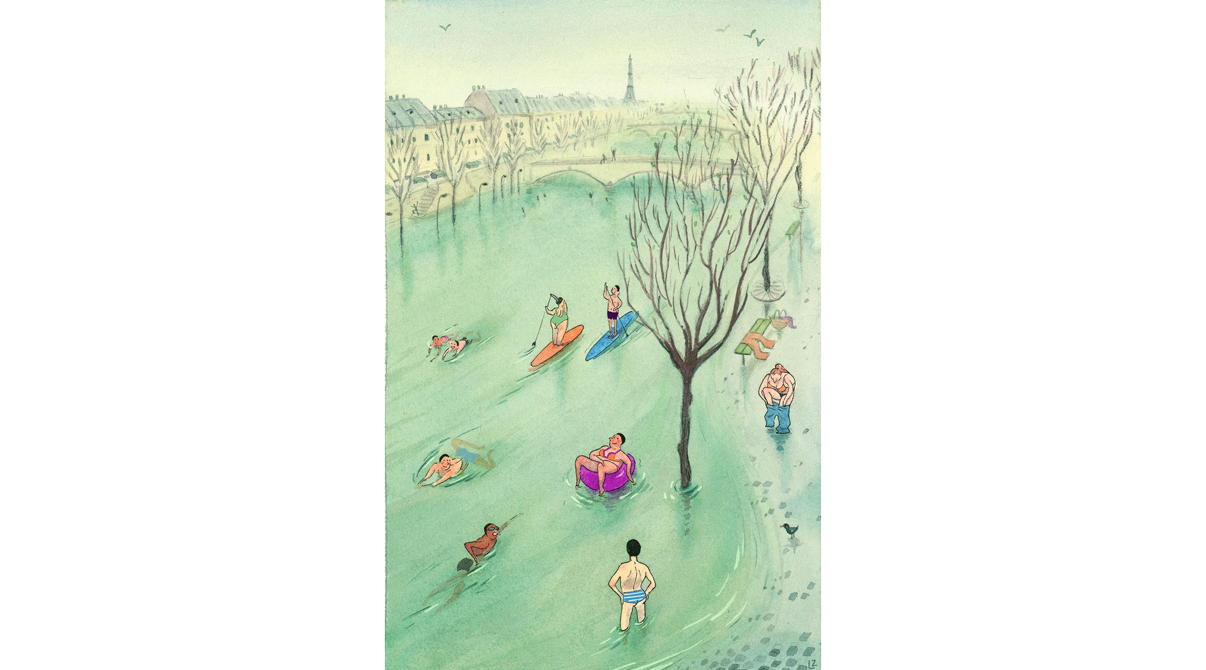 Apéro piscine-péniche-spritz