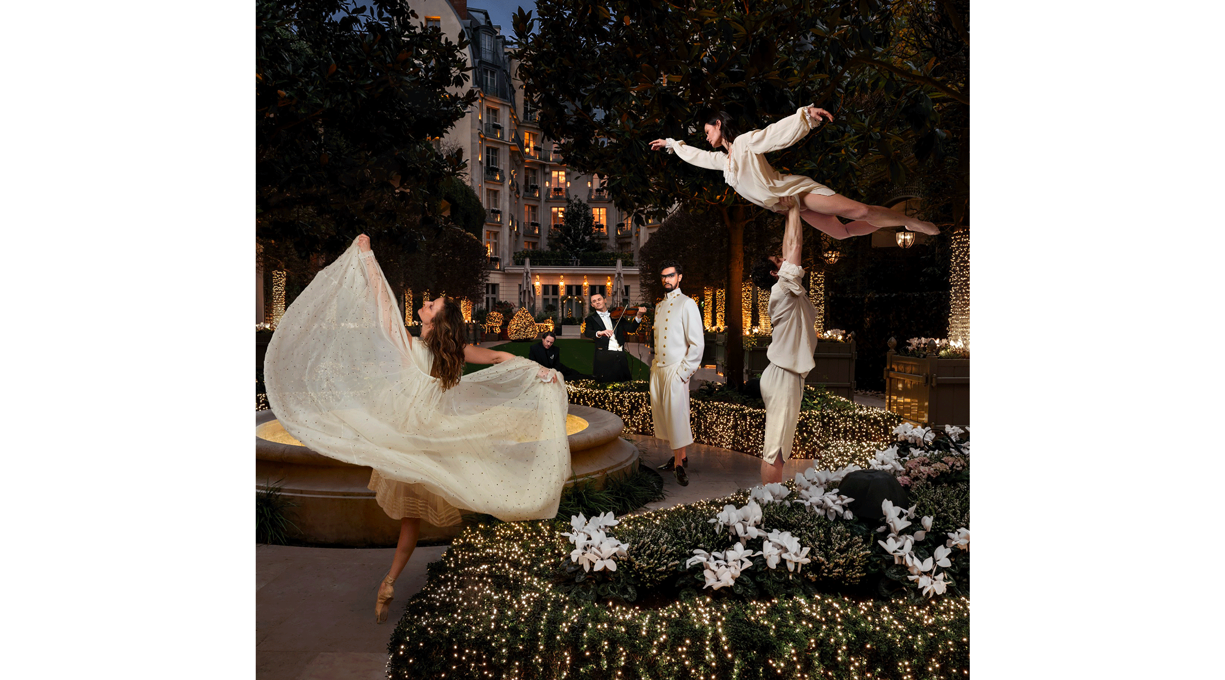 Opéra dans un jardin 5 étoiles