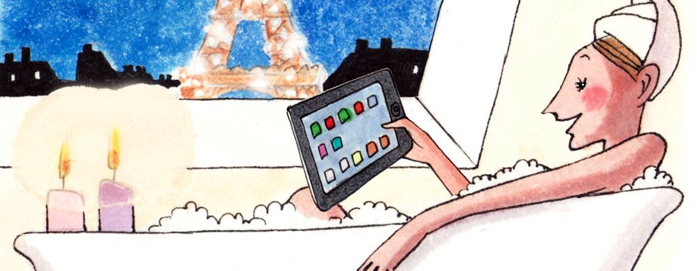 Un bain avec votre iPad