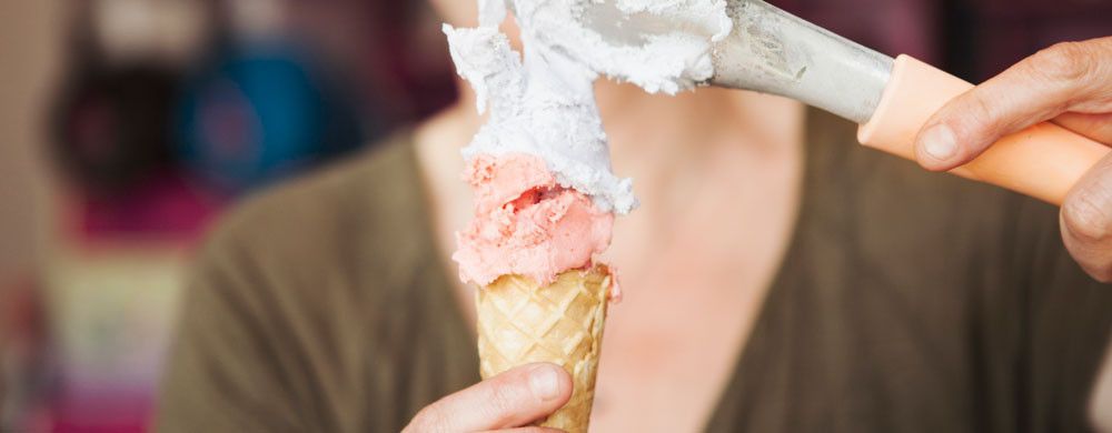 Glace à l'italienne