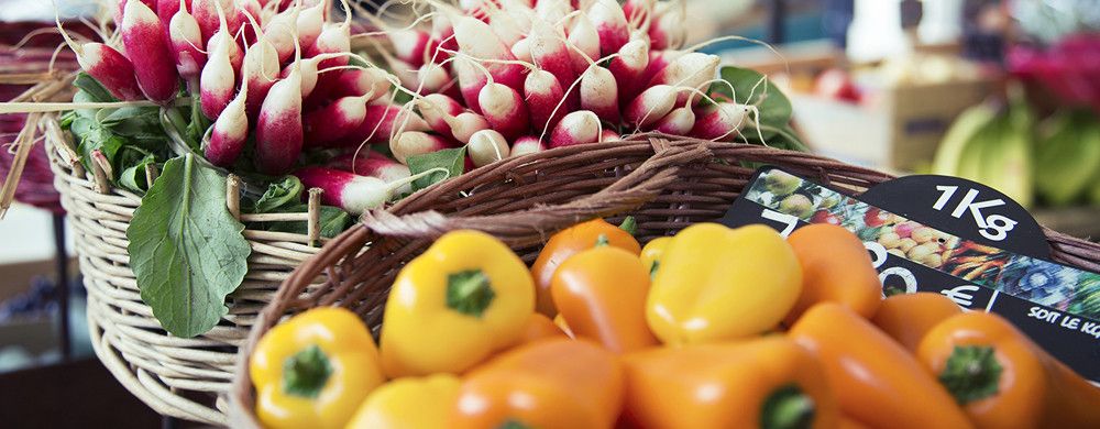 Déjeuner canaille au  marché