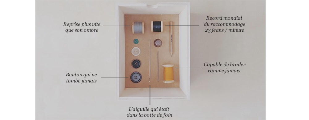 La boutique qui répare les habits