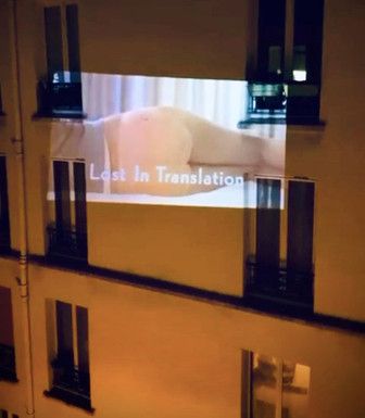 Du cinéma projeté sur les murs de Paris